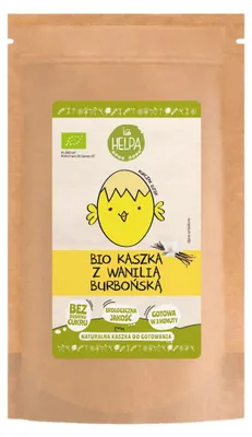 KASZKA JAGLANO - ORKISZOWA Z WANILIĄ BURBOŃSKĄ BEZ DODATKU CUKRÓW BIO 200 g - HELPA
