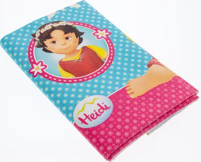 Produktbild von Bunte Heidi Motiv Papier Tischdecke rechteckig 120x180 cm Einweg