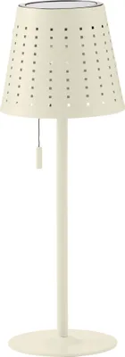 Produktbild von Northpoint LED Outdoor Akku Tischleuchte Beige 2200mAh Metall Solar Wasserfest dimmbar