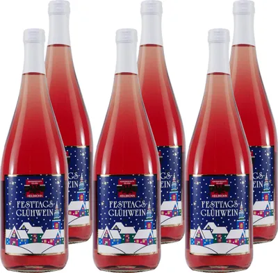 Produktbild von Festtags-Glühwein Rosé (6 x 1,0L)