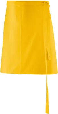 Immagine prodotto di Exner 10020 | Grembiule 80 x 45 cm - Colori lavabili fino a 60 °C - Colore: Giallo - Dimensioni: 80 x 45 cm
