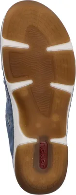 Produktbild von Rieker Damen Slipper Gummizug Halbschuh 55956, Größe:42 EU, Farbe:Blau