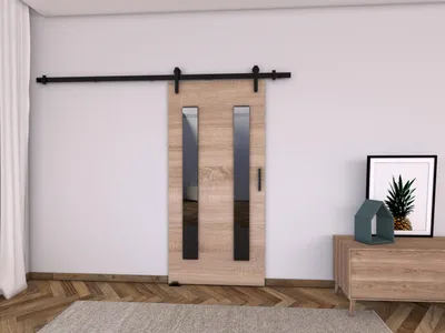 Produktbild von Schiebetür BUSHLAND 8 - 106 cm, Sonoma-Eiche