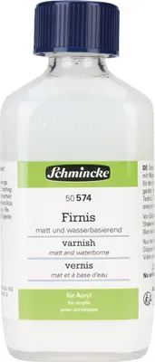 Schmincke 200ml Firnis matt , wasserbasiert Hilfsmittel 50 574 026