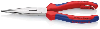 Obrázek produktu pro Knipex 26 15 200 T, Špičaté kleště, 2,5 mm, 7,3 cm, Chrom Vanadová ocel, Modrá, Červená, 200 mm