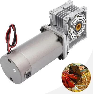Produktbild von Elektrischer Schneckengetriebemotor - DC 24V 300W - Hohes Drehmoment - 1800 U/min - Selbsthemmend - Drehzahl einstellbar