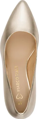 Produktbild von MARCO TOZZI Damen elegante Pumps mit spitzer Form und Queenie Absatz 2-22420-42, Größe:37 EU, Farbe:Gold