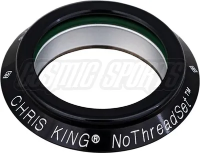 Image de Chris King Bearing Cap NoThreadSet, 1", noir