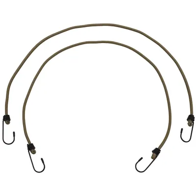 Zdjęcie produktu dla Ekspander MFH, 6 mm, z haczykiem, 75 cm, czarny, opakowanie 2 szt