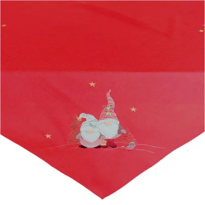 Produktbild von Tischwäsche Stickerei Wichtel Tischdecke Tischläufer Weihnachten 85 x 85 cm