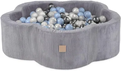 Produktbild von MISIOO Bällebad für Kinder 95x30 cm - 400 Bälle (6cm) - Baby Spielzeug ab 1 Jahr - Perfekt für Kleinkinder und Spielspaß