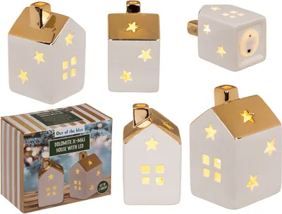 Produktbild von OOTB Dolomite-Weihnachtshaus mit LED