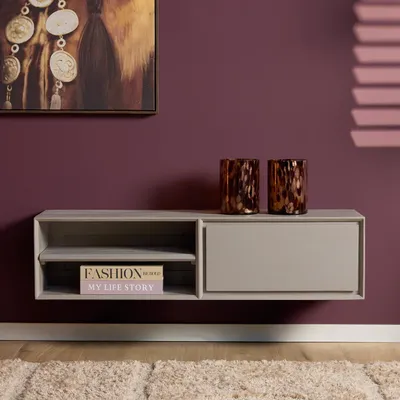 Productafbeelding van Starfurn Zwevend Tv-meubel Ambiance Taupe 120cm