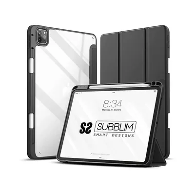 Produktbild von Funda Subblim Clear Shock Case für iPad Pro 12.9" 2022-21-20/ Negra