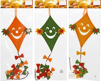 Produktbild von Herbstliche Dekoration aus Filz, 70 cm