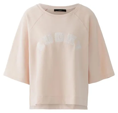 Produktbild von Oui Damen Sweatshirt in Pfirsich, Größe 40, Länge ca. 58 cm (bei Gr. 36)
