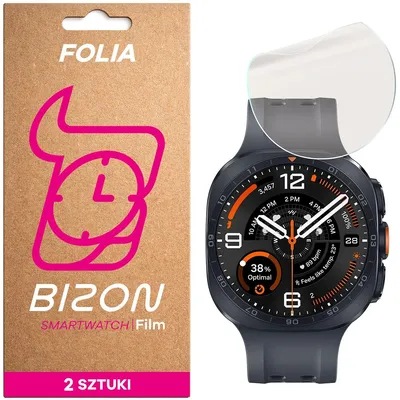 Produktbild von 2x Matte Folie für Galaxy Watch Ultra 2 (2026) 47 mm, Bizon Watch Film Matte Duo