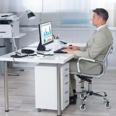 Geräuschlose Bürostuhlrollen Set von 5 aus Keine Angaben erforderlich, Ansicht 3 von 7