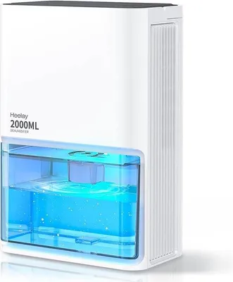 Productafbeelding van Luchtontvochtiger 2000 ml – 650 ml per Dag – Stil vanaf 30 dB – Automatische Uitschakeling – Tot 25 m²