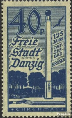 Produktbild von Briefmarken Danzig 1936 Mi 261 mit Falz Ostseebad