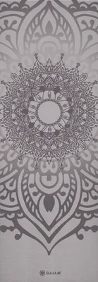 Zdjęcie produktu dla Gaiam Sustained Grey Sundial Layers Yoga Mat 5Mm Klasyczna Mata Do Jogi Z Nadrukiem Grau Grau -