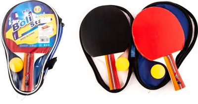 Produktbild von Ping-Pong-Set In Einer Tasche Schläger Bälle