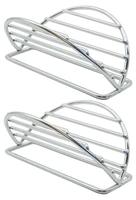 Taco-Halter Set 2er aus Edelstahl, Taco-Ständer