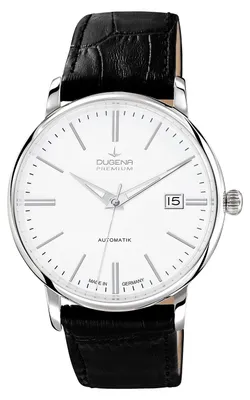 Produktbild von Dugena Herren-Armbanduhr Festa Klassik, Automatik, Edelstahlgehäuse, Saphirglas, 5 bar