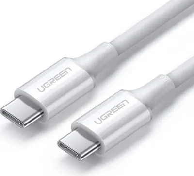 Produktbild von USB-C Kabel 1m, 5A Schnellladen, Weiß
