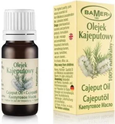 Produktbild von BAMER | Duftöl in Glasflasche 7 ml – Cajeputöl – Raumduft & Aromatherapie – Ideal für Duftstäbchen, Massagezusatz