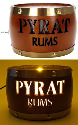 Produktbild von Pyrat Rums Flaschendisplay Display mit LED Beleuchtung