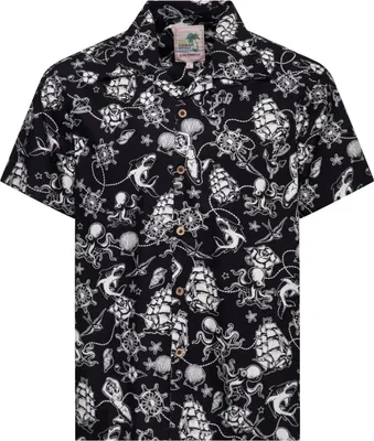 Produktbild von King Kerosin Kurzarmhemd Herren Sailor Hawaii Shirt schwarz M