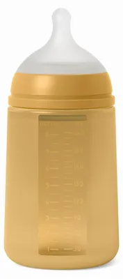 Immagine prodotto di Suavinex Biberon in Silicone SX Pro da 240 ml, flusso medio, adatto dai 3 mesi, trasparente