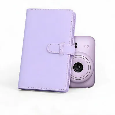 Productafbeelding van Fotoalbum - 108 vakken voor 3-inch film - Geschikt voor instantfoto's, visitekaartjes en bioscoopkaartjes - Lila