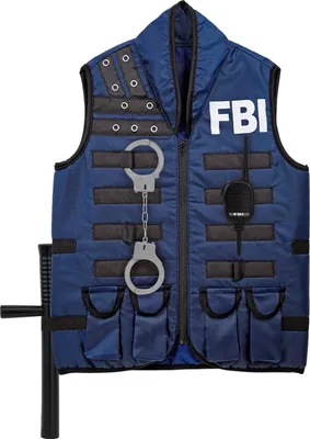 Produktbild von FBI-Set mit Weste und Zubehör, Groesse:140