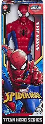 Image de Figurine articulée : spiderman 30 cm - spider-man héros titan séries - hasbro - e7333