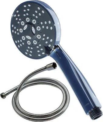 Produktbild von Energiebesparende Handdusche mit Wasserbesparender Duschkop 150 cm - nur 10,5 l/min - 5 Strahlmodi - 105 mm Durchmesser