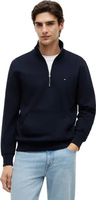 Immagine prodotto di Tommy Hilfiger 8721337109625, Adulti, Uomo, Felpa, Blu navy, Blu, Colletto alto, Maniche lunghe