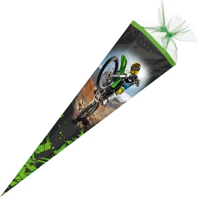 Produktbild von Nestler Schultüte Wheelie eckig mit Tüllverschluss 85cm