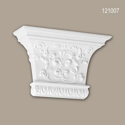 Produktbild von PROFHOME 121007 Pilaster Kapitell Zierelement Flachsäule Wandsäule