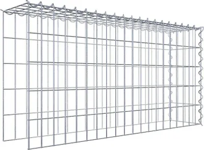 Produktbild von Anbaugabione Typ 4 100 cm x 50 cm x 20 cm (L x H x T), Maschenweite 5 cm x 10 cm, Spirale