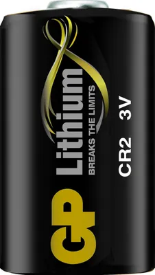 Produktbild von GP Batteries Lithium CR-2, Einwegbatterie, CR2, Lithium-Ion (Li-Ion), 3 V, 1 Stück(e), Schwarz