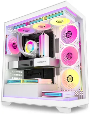Produktbild von PC-Gehäuse mit 7 Lüftern - Gaming PC Gehäuse