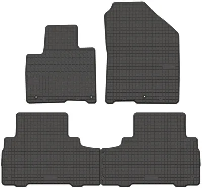 Imagen del producto de Alfombrillas de goma para Kia Sorento III 2014-2020 (SUV) – juego de 4 piezas, negras, a medida