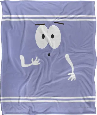 Obrázok produktu pre South Park - deka "Surprised", hodvábna, supermäkká TV24686 (jedna veľkosť) (levanduľová/biela/čierna)