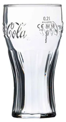 Produktbild von Coca-Cola Konturglas 27cl; 0,2l /-/ - 6 Stück