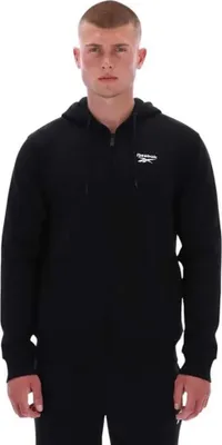 Image de Reebok Classics Colton Small Logo Pull zippé noir M Hommes noir M