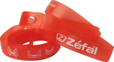Produktbild von Zéfal Felgenband PVC-Soft 18 mm 26" 18 Rot - hochdruckresistenter Felgenschut...