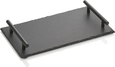 Produktbild von GN Naturschieferplatte mit Griffen 1/2 SLATE LINE, Naturschiefer