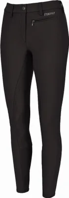 Produktbild von Pikeur Damenreithose " LUGANA STRETCH " 3/4 Mc Crown Gesäßbesatz, Micro-Power Größe - 44 Farbe - schwarz